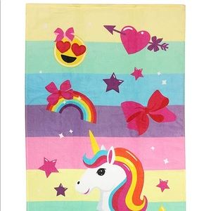 Jojo Siwa rainbow Beach Towel 100% Cotton 28”x58”